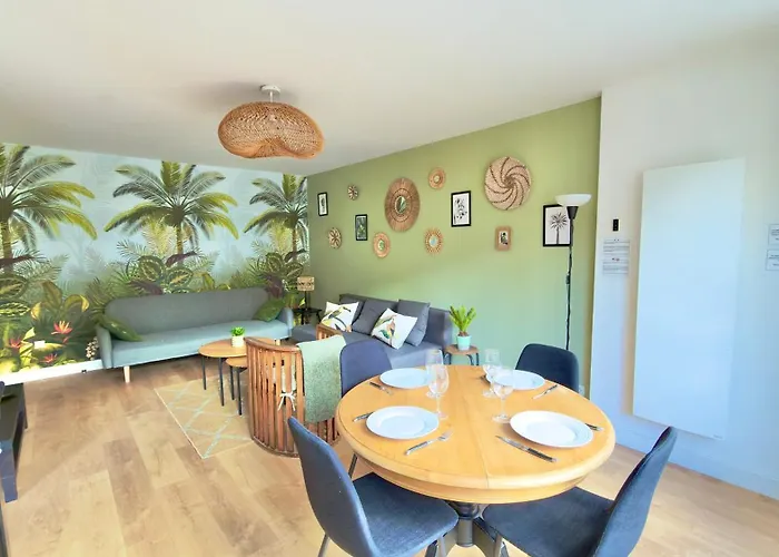 Appartement Amazonie - Evasion Urbaine & Parking Prive